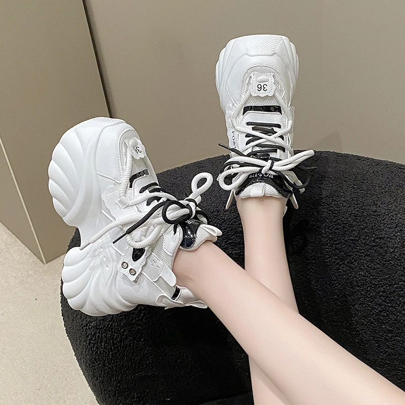 Women Shoes Fashion 10CM Sneak - Wedge Heeled Sneaker review and price
