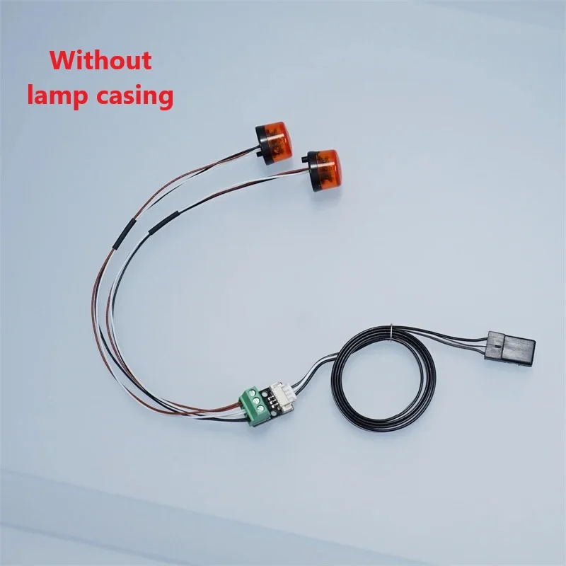 JUWUBA 1:14th Scale The Roof Revolving Light Wick Kit Light Board for Tamiya RC Dump Truck SCANIA 770S 8×4 56371 Car Accessories