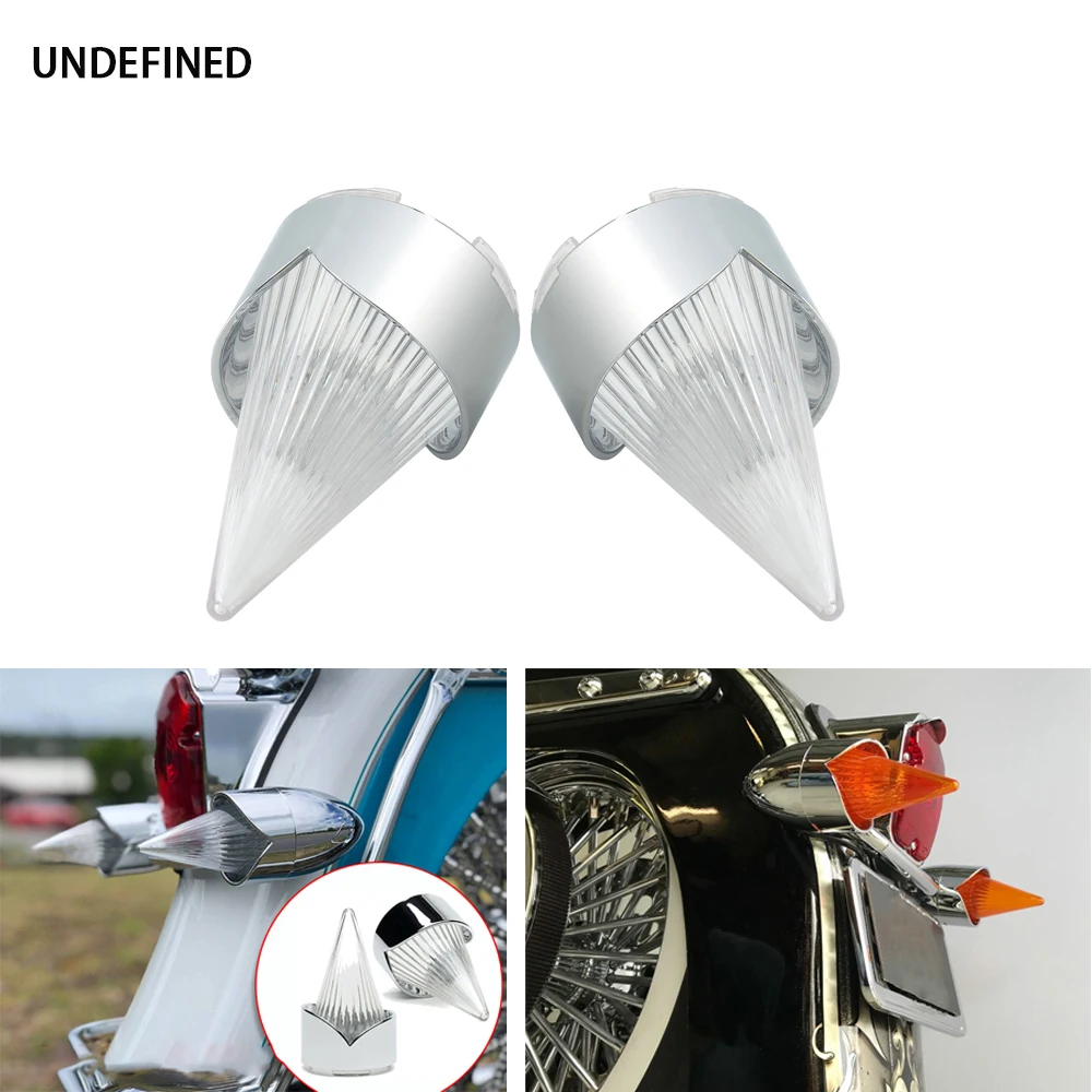 

For Harley Touring Road King Street Glide Sportster Dyna Motorcycle Bullet Style Turn Signal Light Indicator Lens Covers Guard