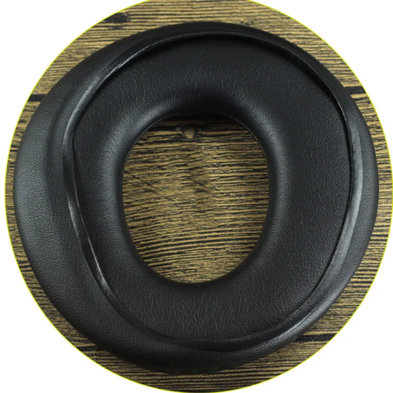 Bantalan Telinga Kulit Protein untuk Sony MDR-CD750 CD1000 CD2000 CD3000 Headphone Pengganti Bantal Penutup Telinga 1 Pasang Bantalan Telinga Hitam