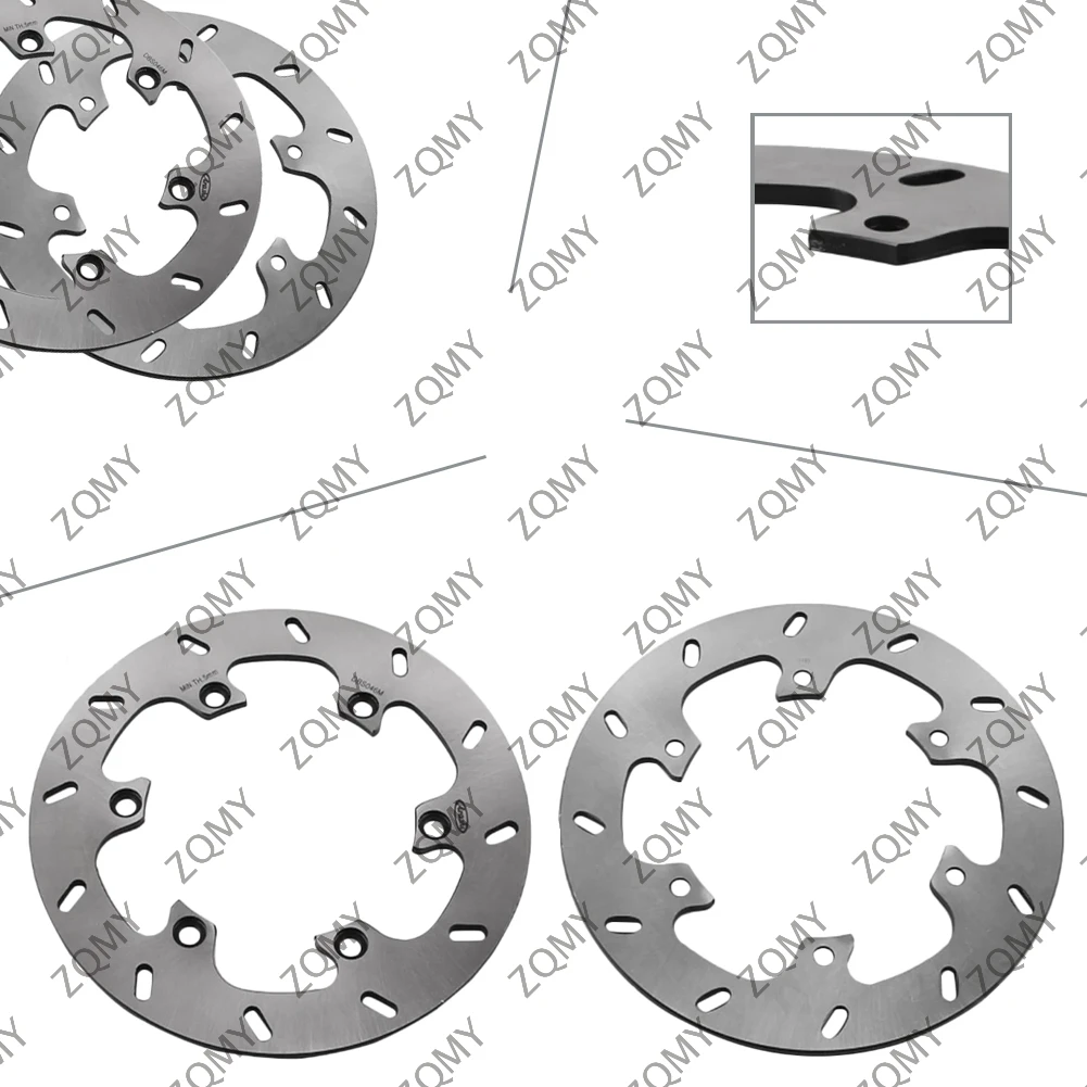 Stainless Steel Motorcycle Rear Brake Disc Disk Rotor For Suzuki HAYABUSA GSX1300R 2008-2015 & B-King 2008-2010