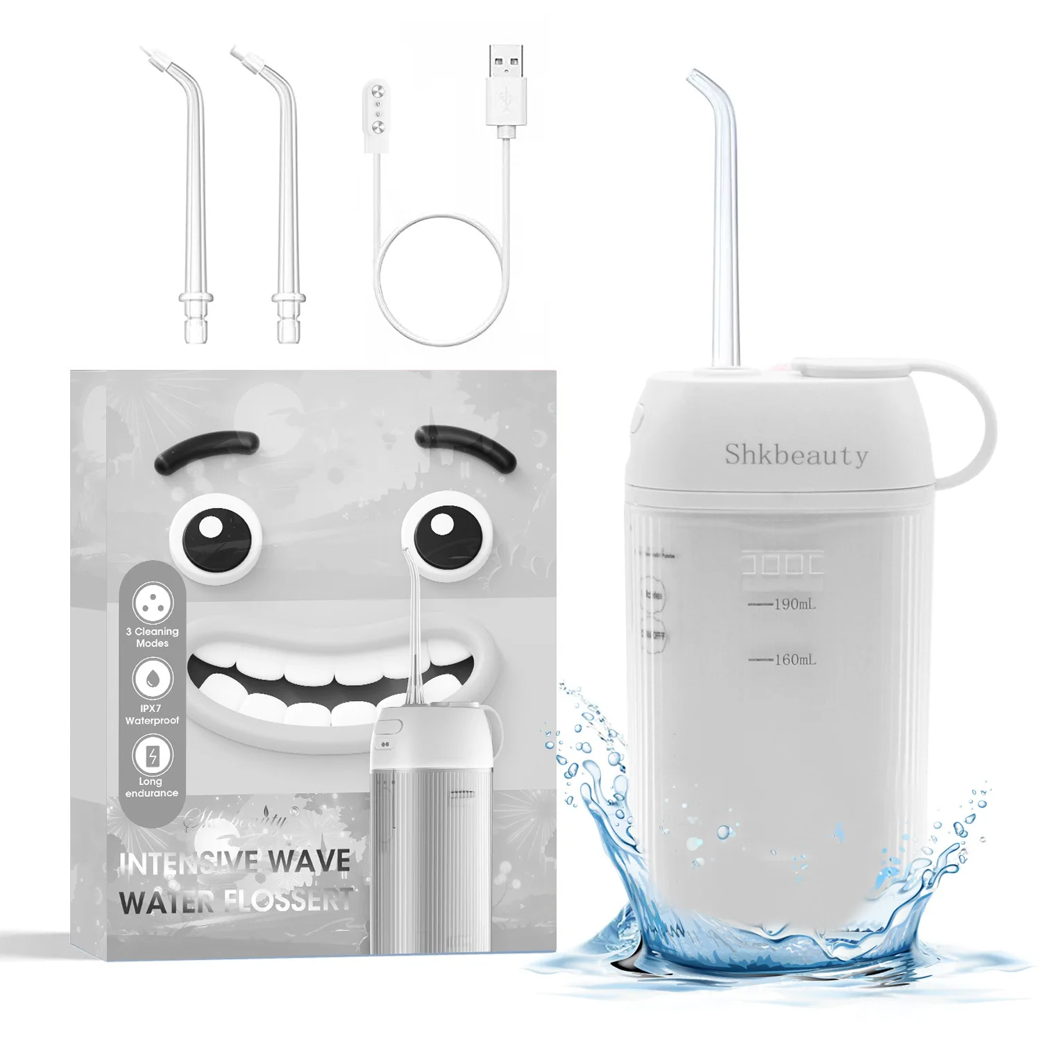 

Retractable Electric Water Flosser Portable Home Water Flosser