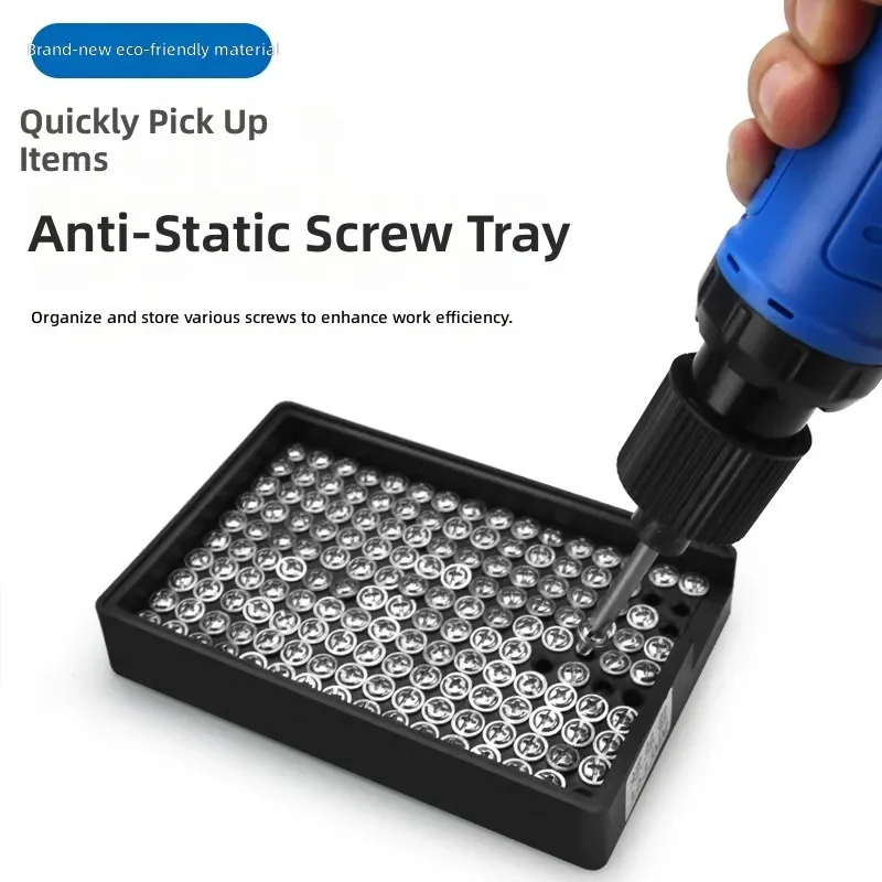 for M2 M3 M4 Anti-static Plastic Screw Disc Whole Row Anti-drop Counting Box  Arrangement Rack Storage Device