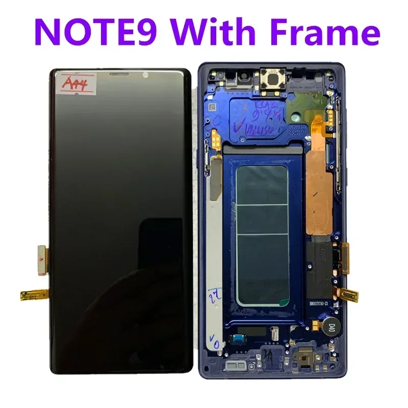 ORI With Frame Super AMOLED For Samsung NOTE9  N960A N960U N960F N960V LCD display touch screen assembly with dot or line