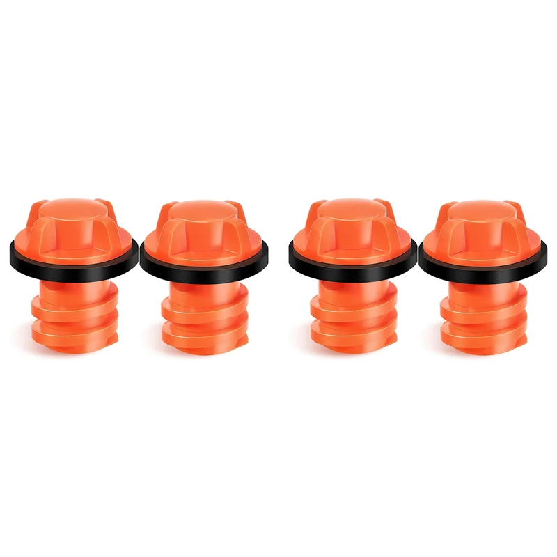 

SHGO-Cooler Drain Plugs Replacement Compatible With Most Rotomolded Coolers,Small Drain Plugs With Leak-Proof Design 4Pcs