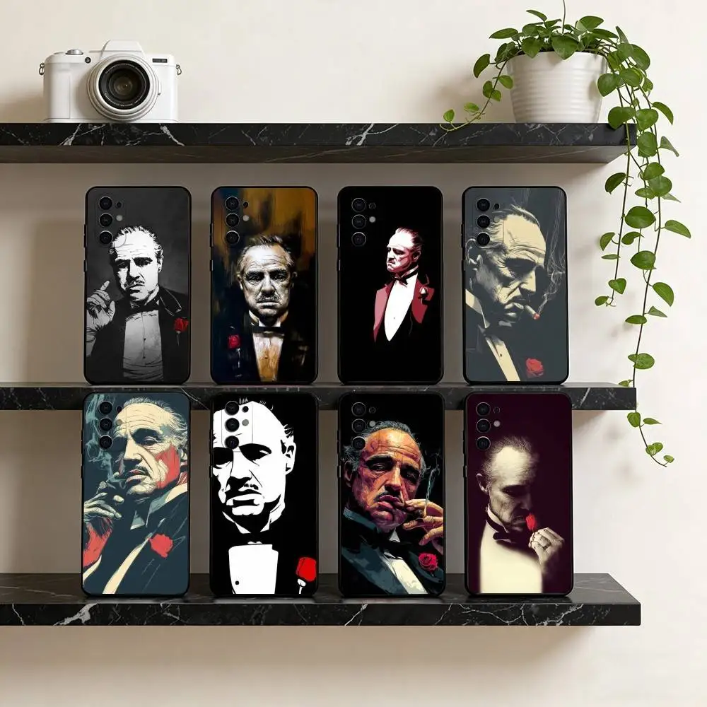 Don Vito Corleone Phone Case For Samsung S25,S24,S21,S22,S23,S30,Ultra,S20,Plus,Fe,Soft Silicone Black Cover