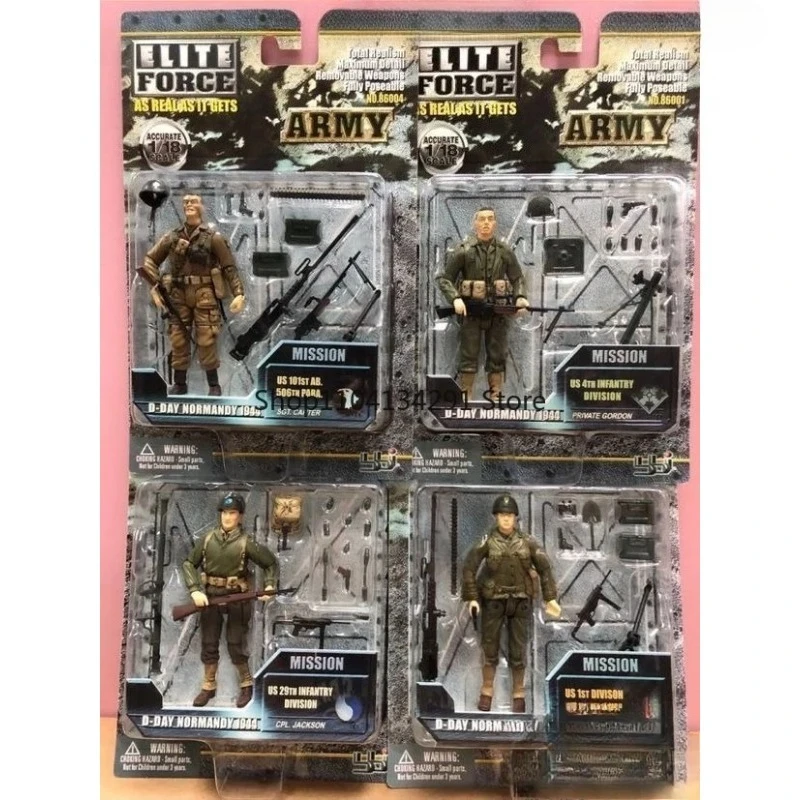 Original BBI 1:18 (3.75-inch) 1944 D-Day Normandy Landing WWII Action Figure Collectible Model Toy