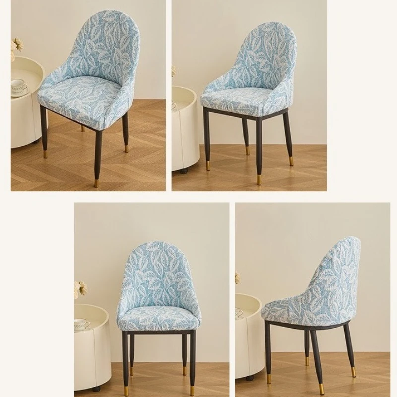Premium Curved Chair Cover Thickened Non-Slip Decorative Chair Cover High-End Home Hotel Universal Dining Chair Protector