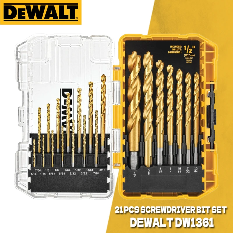 Juego de brocas DEWALT DW1361 DT70705 DT70734, accesorios para herramientas eléctricas DT70748 DT70730 DT70702 DT70739 DWACS65 DWANGFT100SET DW2166