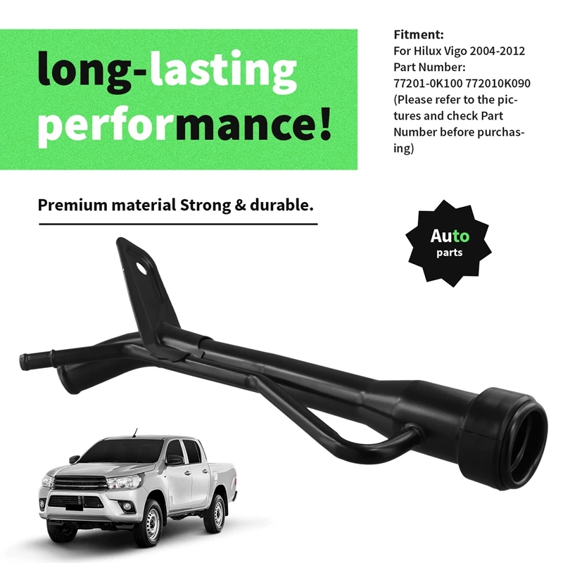 

77201-0K100 Car Fuel Tank Inlet Pipe Assembly For Toyota Hilux Vigo 2004-2012 772010K090
