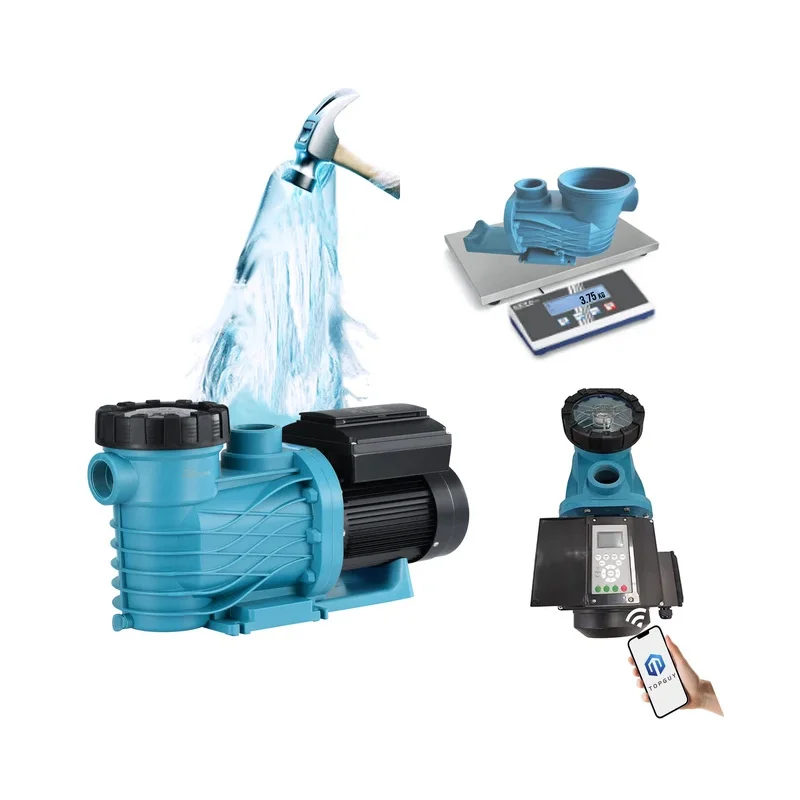 Hot EAKP-200 Variable Speed Pump with WIFI Control 750~3000RPM Flow 25³/Swimming Pool Park Circulatio
