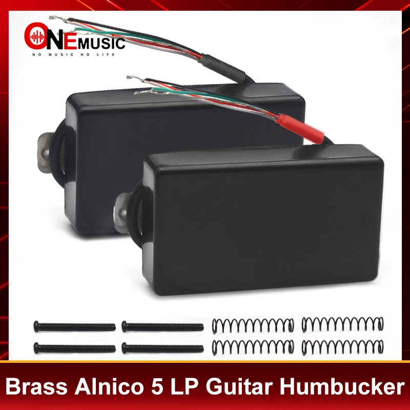 alnico-v-humbucker-pickup-brass-cover-lp-selado-guitarra-humbucker-pickup-4-coil-cable-output-75k-15k-coil-splitting