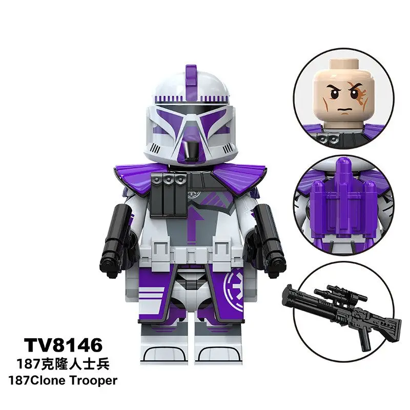 HOT T0YS Anime-Figuren-Bausteine Klon-Trooper Shock-Trooper Figuren-Bausteine Palpatine Anakin Skywalker Spielzeug