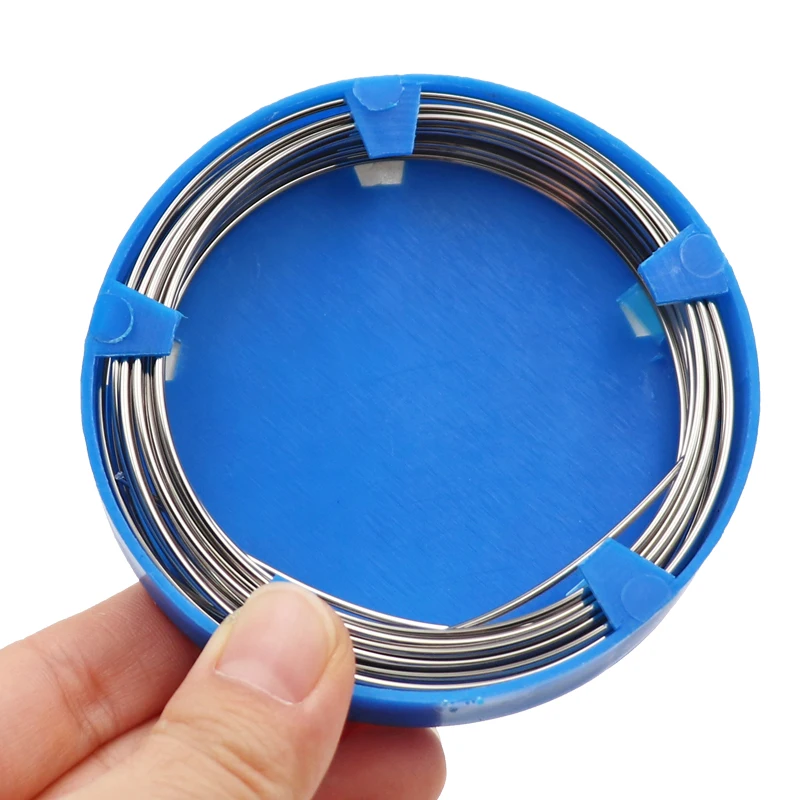 1pc Dental Stainless Steel Arch Wire 0.5/0.6/0.7/0.8/1.0/1.2/1.6/1.8mm Dental Orthodontics Brace Flexible Dentistry Materials