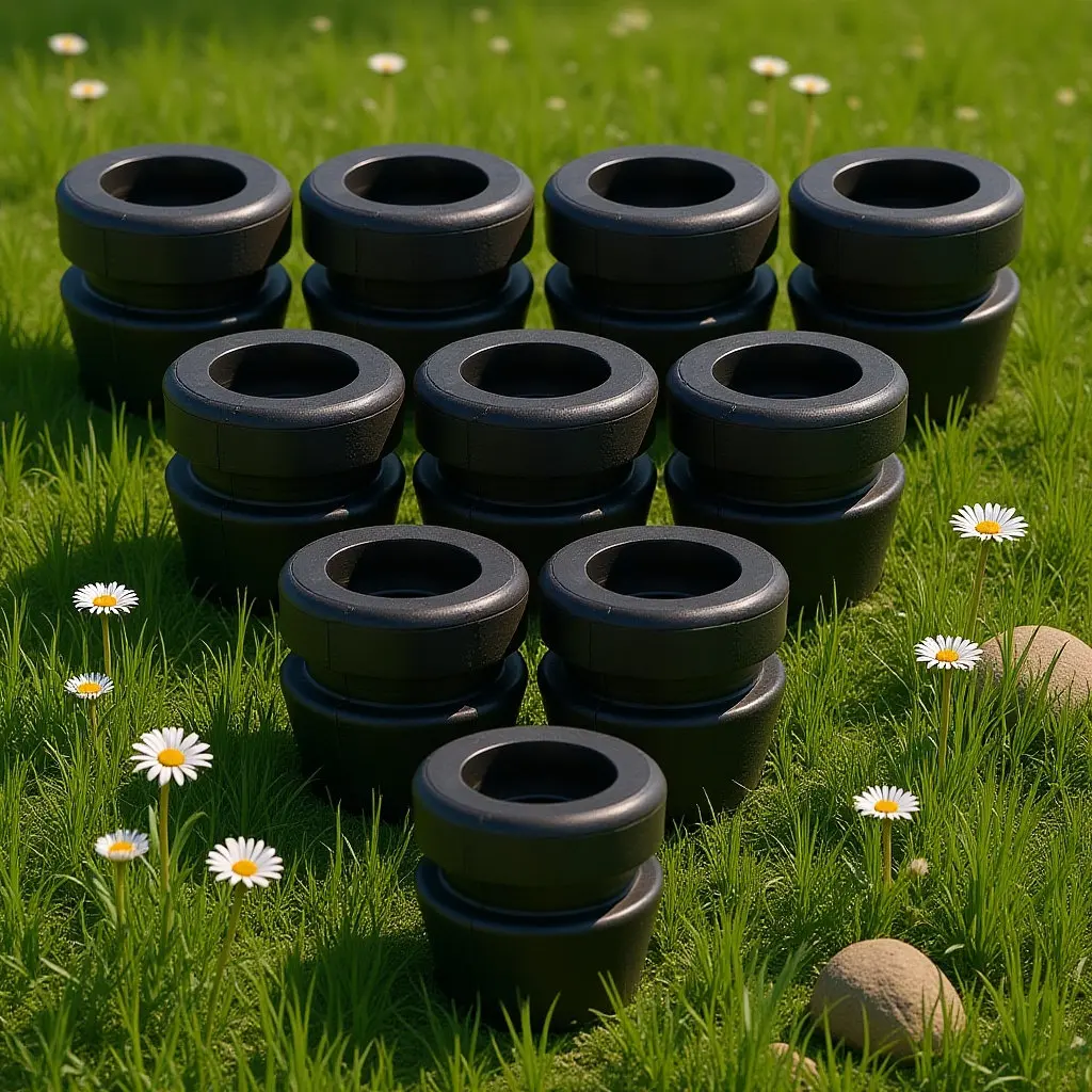 

10Pcs Chainsaw Rubber Vibration Damping Blocks Anti-Vibration Mount Pads Replacement for Chainsaw Handle Buffer