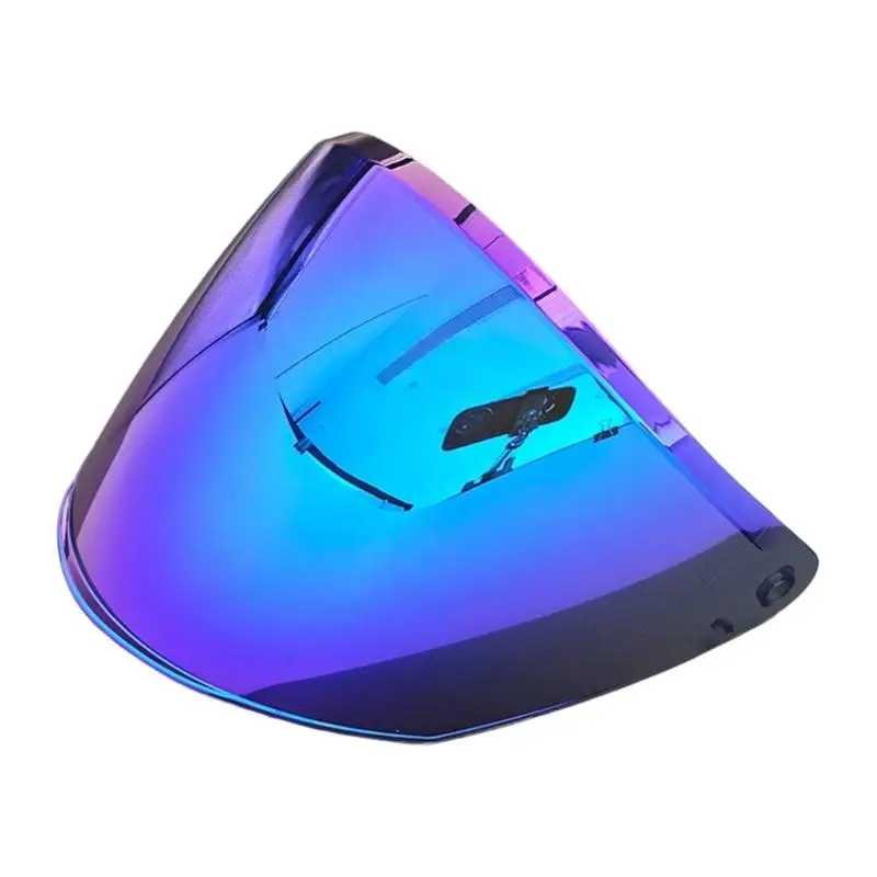 31BC Shatterproof High Clear Lens For Motorbike Helmet With Anti Scratch Coating And UV Suitable For OF626 Model
