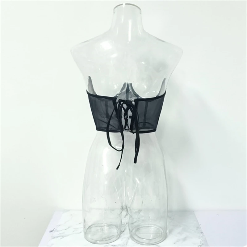 Ceinture Corset Large pour Robe de Style Punk, Sous le Buste, pour Femme