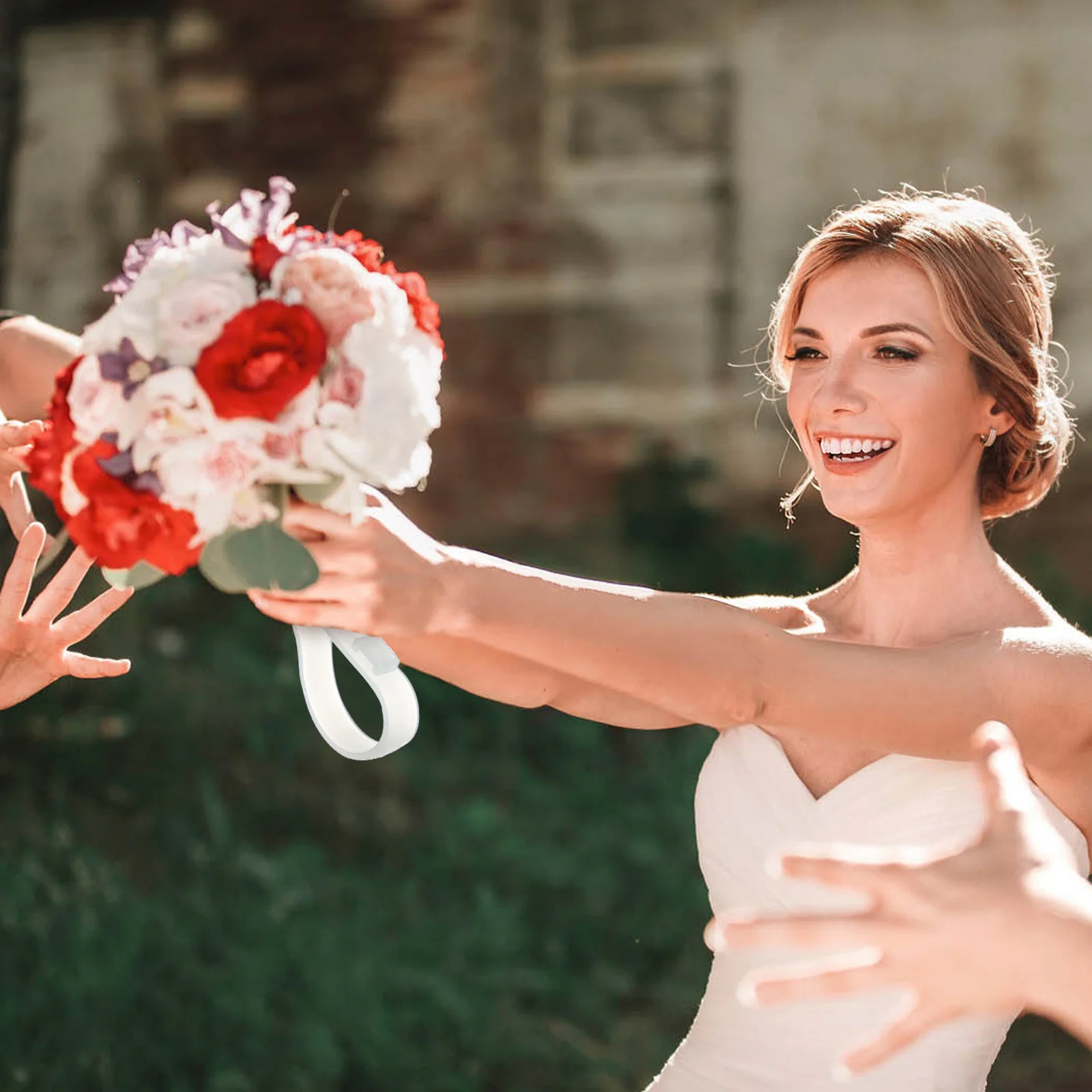 

1pcs Flower Bouquet Holder Bridal Wedding Diy Support Plastic Foam Base Easy Absorb For Party Event Decoration Floral