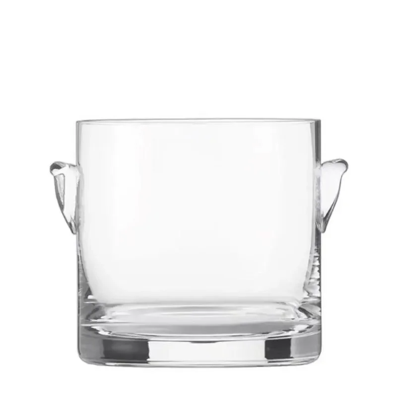 

Crystal glass small ice bucket household transparent small ice cubes ice grains