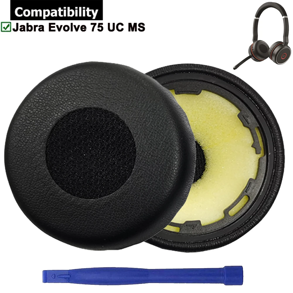 1 пара, сменные амбушюры для наушников Jabra Evolve 75 75 + UC MS