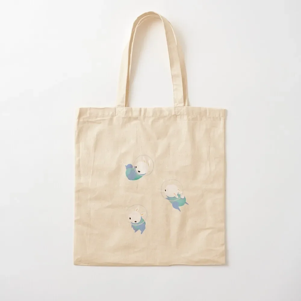 Space Bunnies Tote Bag Women's handbag Customizable tote bag Women's shopper Canvas Tote Bag