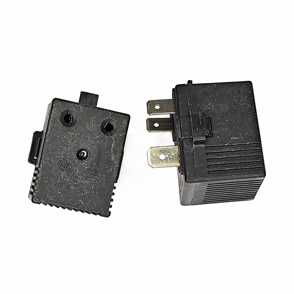 สีดำ2ปลั๊กไม่มีไฟฟ้าสตาร์ท TY-QZ-003 PTC/ป้องกันความร้อนเกินสำหรับ Haier ตู้เย็นคอมเพรสเซอร์อุปกรณ์ซ่อม