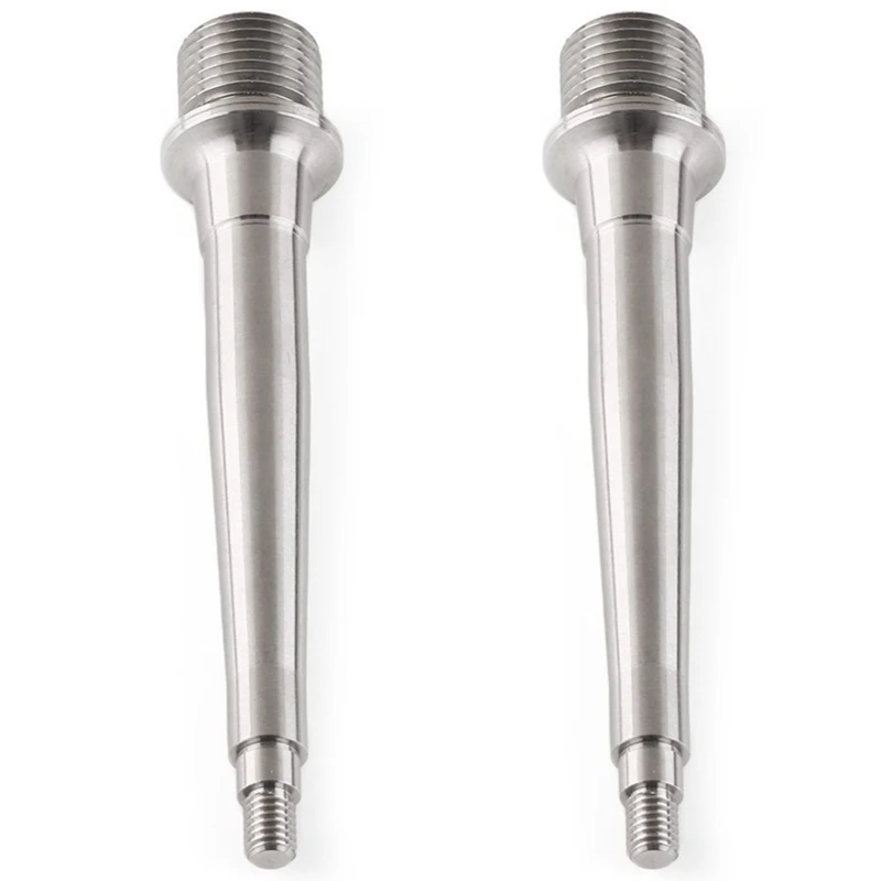 

2Pcs 93Mm Titanium/Ti Spindle/Axles Foot Shaft Pedals Bearing Titanium Pedal Shaft Titanium Alloy Pedal Core