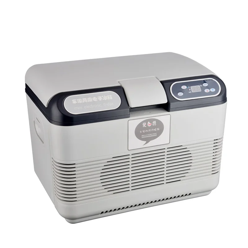 

Mini Fridge 15 Liter Portable AC/DC Powered Thermoelectric System Cooler and Warmer for Cars, Homes, Offices, and Dorms