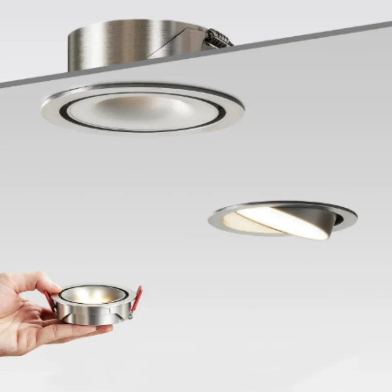 LED anti-glare downlight Ultra-thin COB spotlight Living room bedroom without main light household lighting 5W/7W/9W/12W/15W/18W