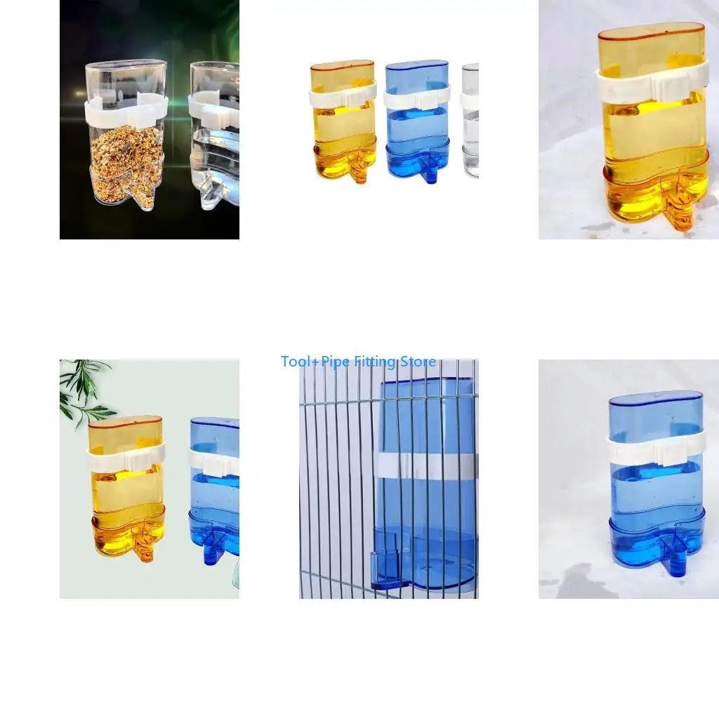 F92B Parakeet Water Dispenser Automatic Waterer Cockatiel Cage Accessories No Mess