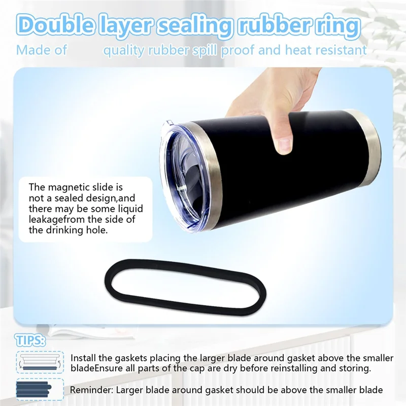 

Сменная скользящая крышка крышки чашки ABMI, для чашки YETI емкостью 20 унций, водонепроницаемая крышка