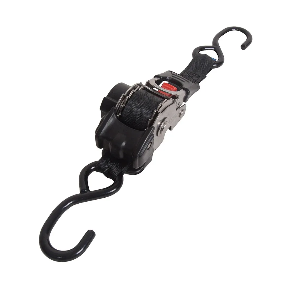 

Stainless Steel Retractable Tie Down Strap Hook 25mm for ATV UTV Off-road vehicles Loads Security Fastening Straps