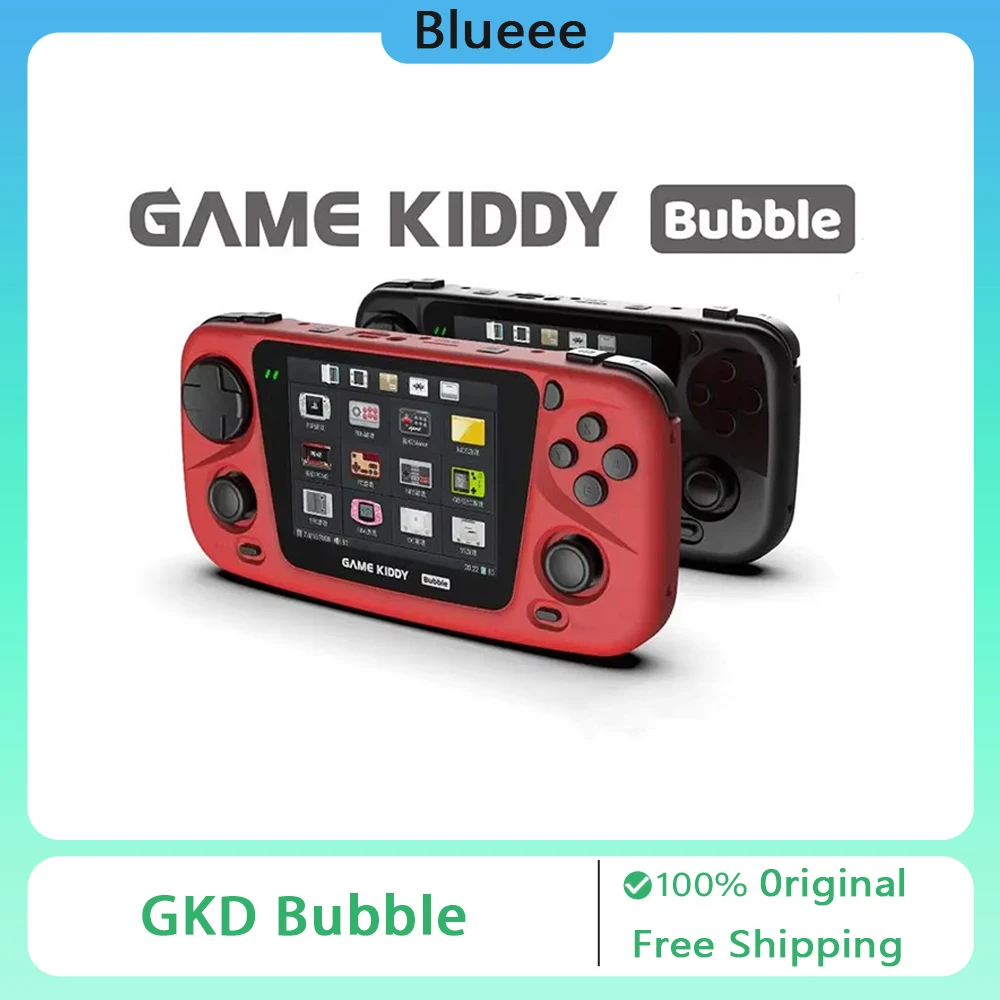 Gkd Kiddy Bubble Handheld Game Kiddy Bubble Gamepad 3.5 Inch Rk3566 Processor Hdmi Video Portable Retro Handheld Game Machine