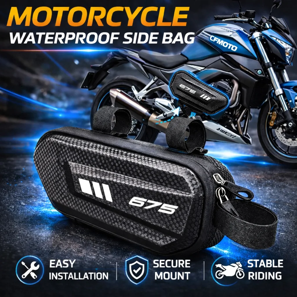 Large Capacity Motorcycle Side Bag For CFMOTO 675NK 675sr 675sr-r 675 SR SR-R NK Waterproof Multifunctional Storage Pouch