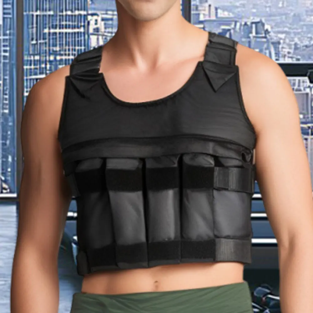 

50kg Loading Weighted Vest Weight Loss Jacket For Workouts