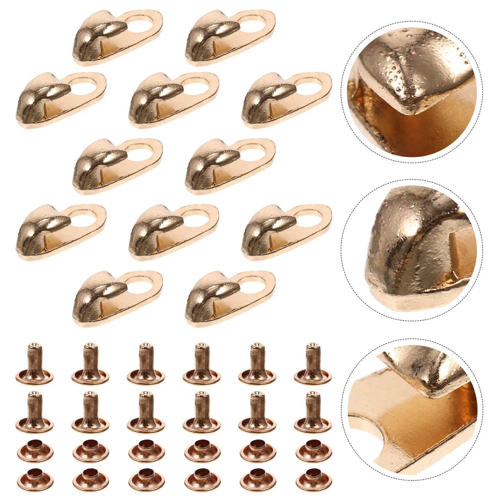 

20Pcs Mountaineering Shoe Accessories Boot Buckle Metal Shoelace Hooks Fasteners for Hiking Climbing Shoe Repair Supplies