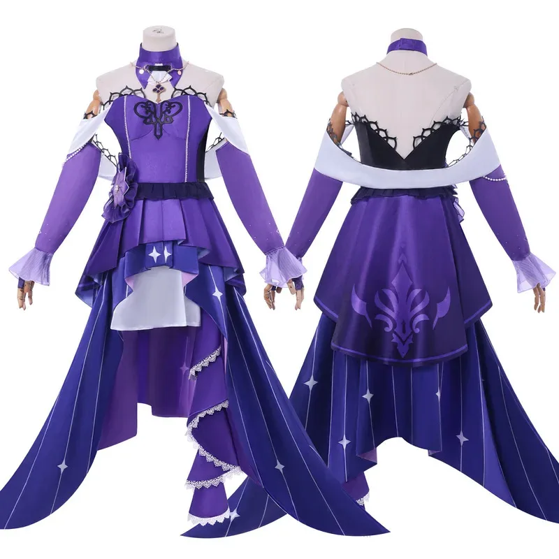 

COSda@Honkai Star Rail The Herta Concert Fashion Cosplay Game Herta Costume Wig Anime for Woman Christmas Halloween PartyCOSda@