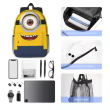 Litter Yellow New Fashionable Pattern Backpack