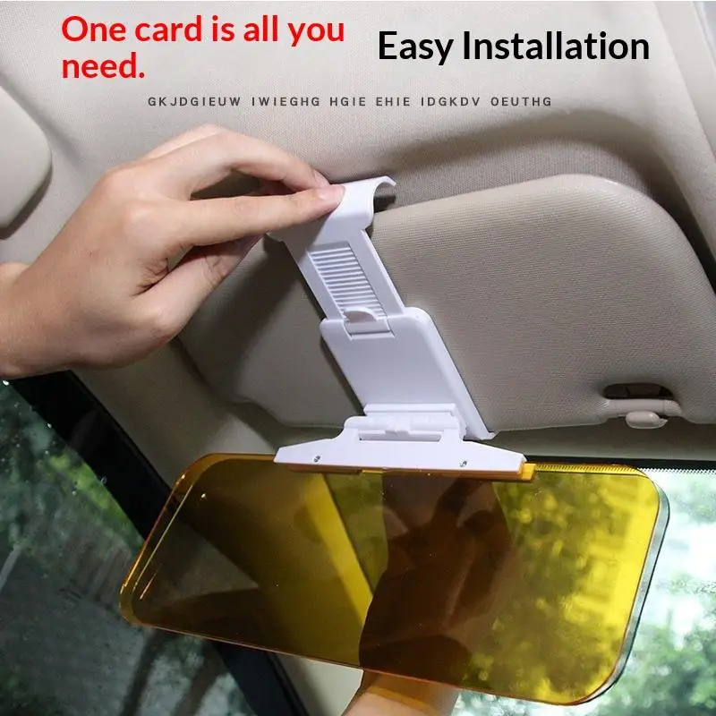 Auto-Sonnenblenden-Fahrbrille, blendfrei, lichtschutz, bruchsichere Gläser für Langstreckenfahrten – Detail 4