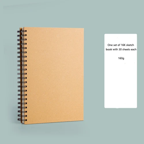 Imagen 2 del producto Cuaderno de bocetos A4, libro de dibujo de bocetos rápido engrosado, pintura de 16K, libro de dibujo en blanco de 8K, pintura al óleo de garabatos, libro de bocetos rápidos