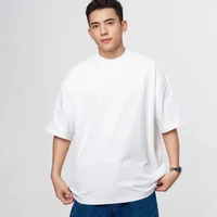 Heavy Wight 425 grammes hommes T-Shirt coton demi manches Brathable haute qualité col rond hauts basiques hommes T-Shirt d'été 6