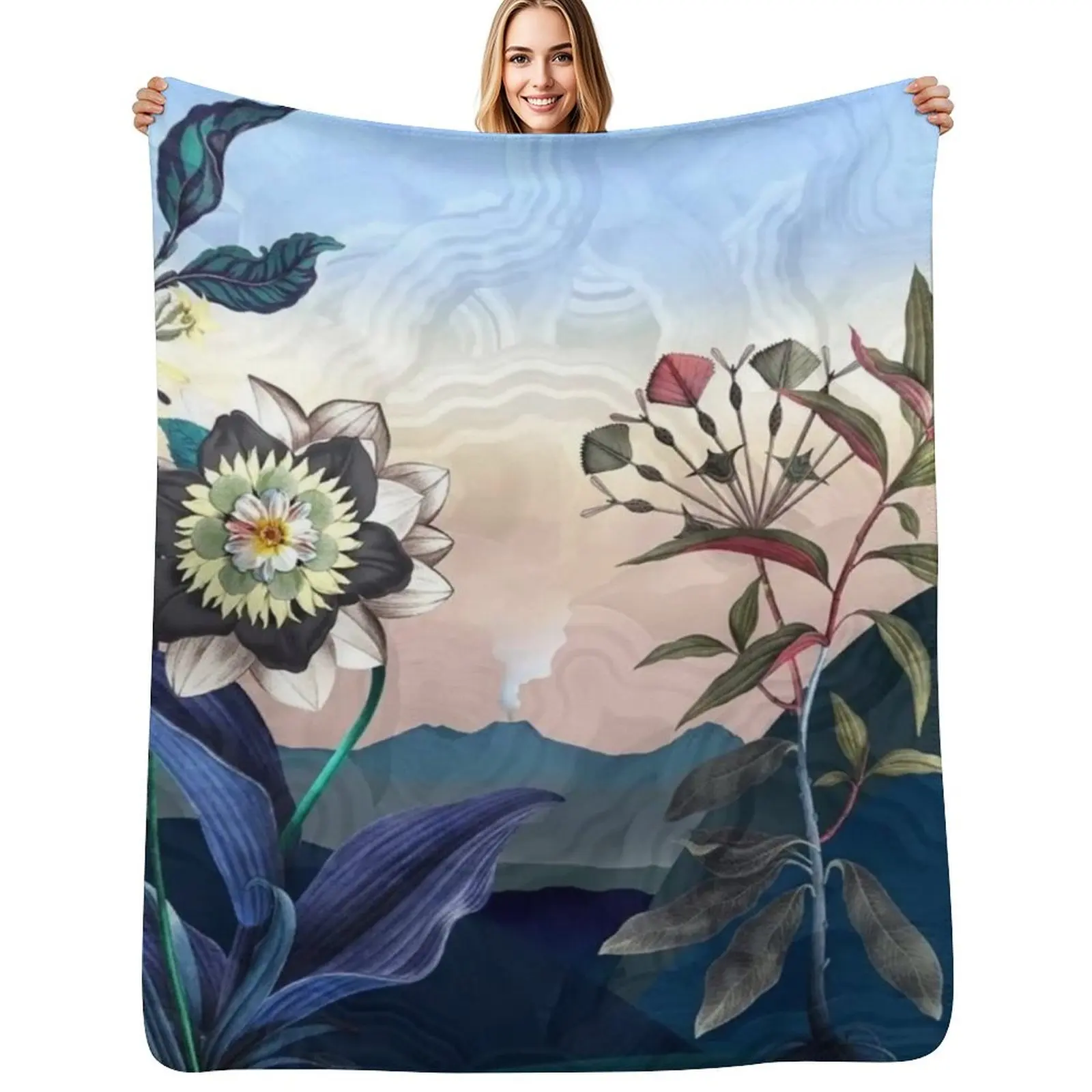 

Christian Lacroix Colorful Throw Blanket Anti Shedding Soft Fuzzy Blanket for Home