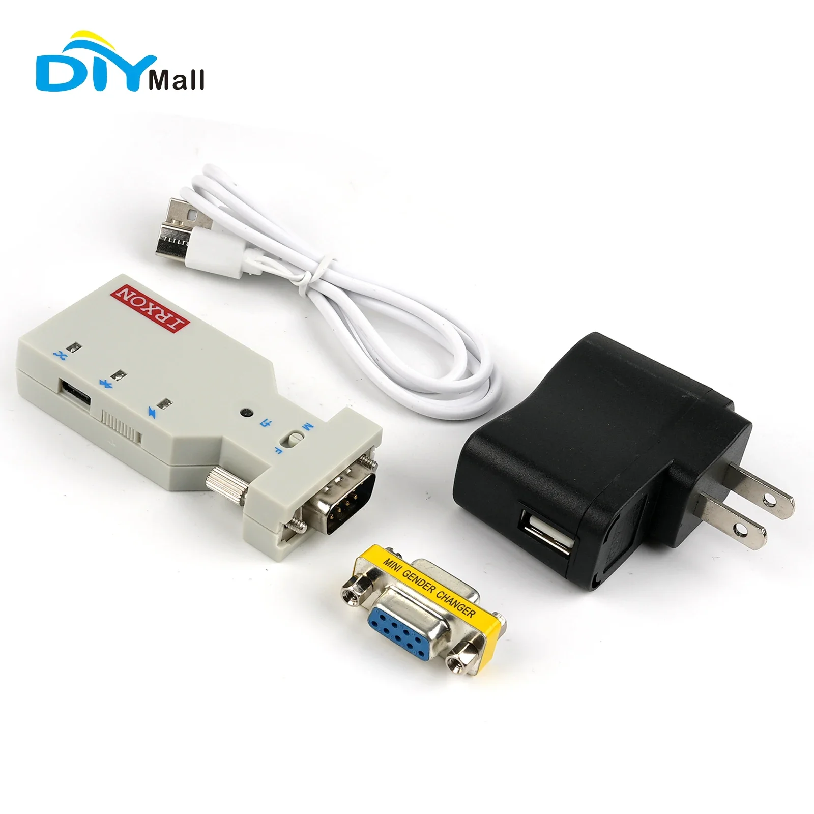 BT578_V3 type RS232 serial port Bluetooth adapter, dual-mode SPP+BLE, Type-C charging