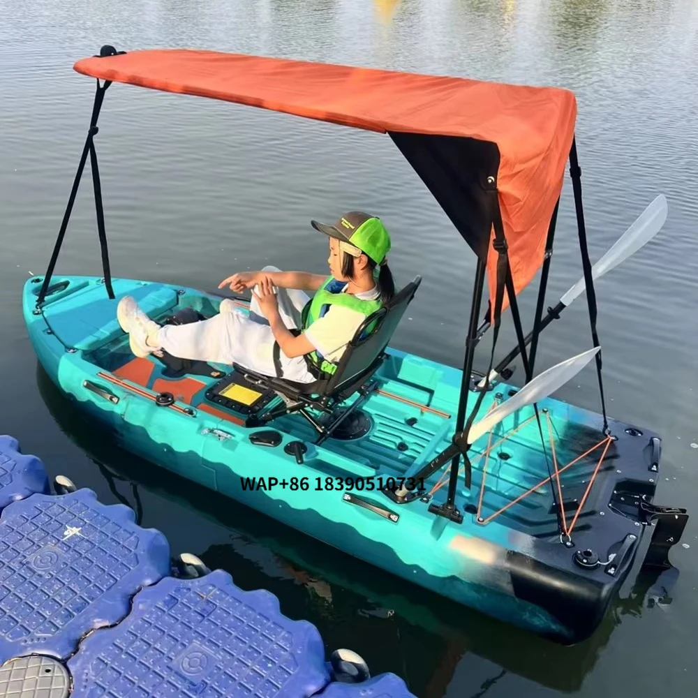 

2025 New Modular 9ft Width 4m Electric Kayak Easy Shop - Computer Pedal-Driven Surfing & Fishing App 3 Person Capacity