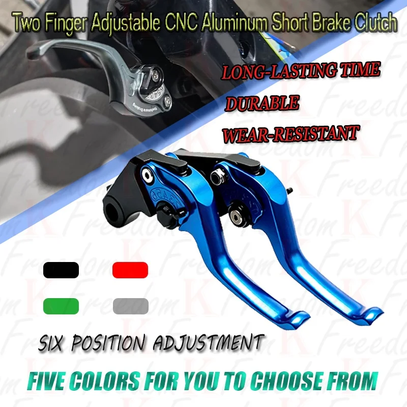 For REBEL CM CMX 300 500 Motorcycle Two Finger Short Adjustable Brake Clutch Levers CNC Aluminum Anti‑Slip Modification Replacem