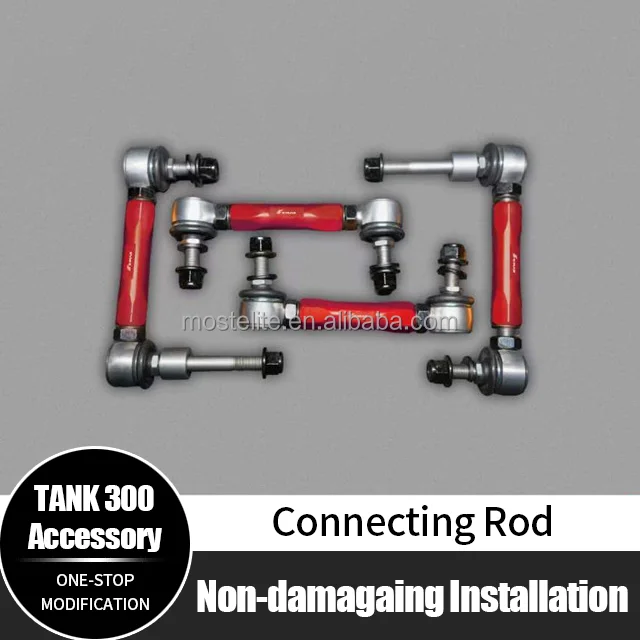 Off Road Accessories Shock Absorbers Suspension Lift Kit Adjustable Reinforced Stabilizer Link Sway Bar for GWM Tank 300