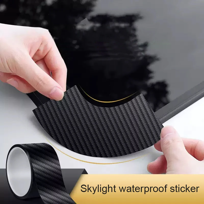 5cm*3meter Universal Car Sunroof Sealing Strip Waterproof Sticker Noise Insulation Protector Strip Sunroof Edge Seal Stickers
