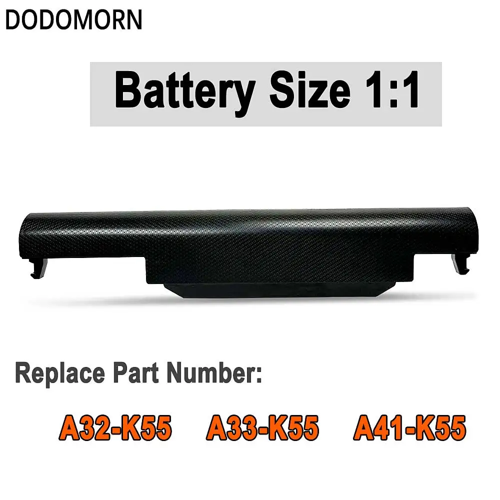 High quality A32-K55 A41‑K55 Battery for ASUS X45 X45A X45C X45V X45U X55 X55A X55V X75 X75A X75V X75VD U57 U57A U57VD R500 R700