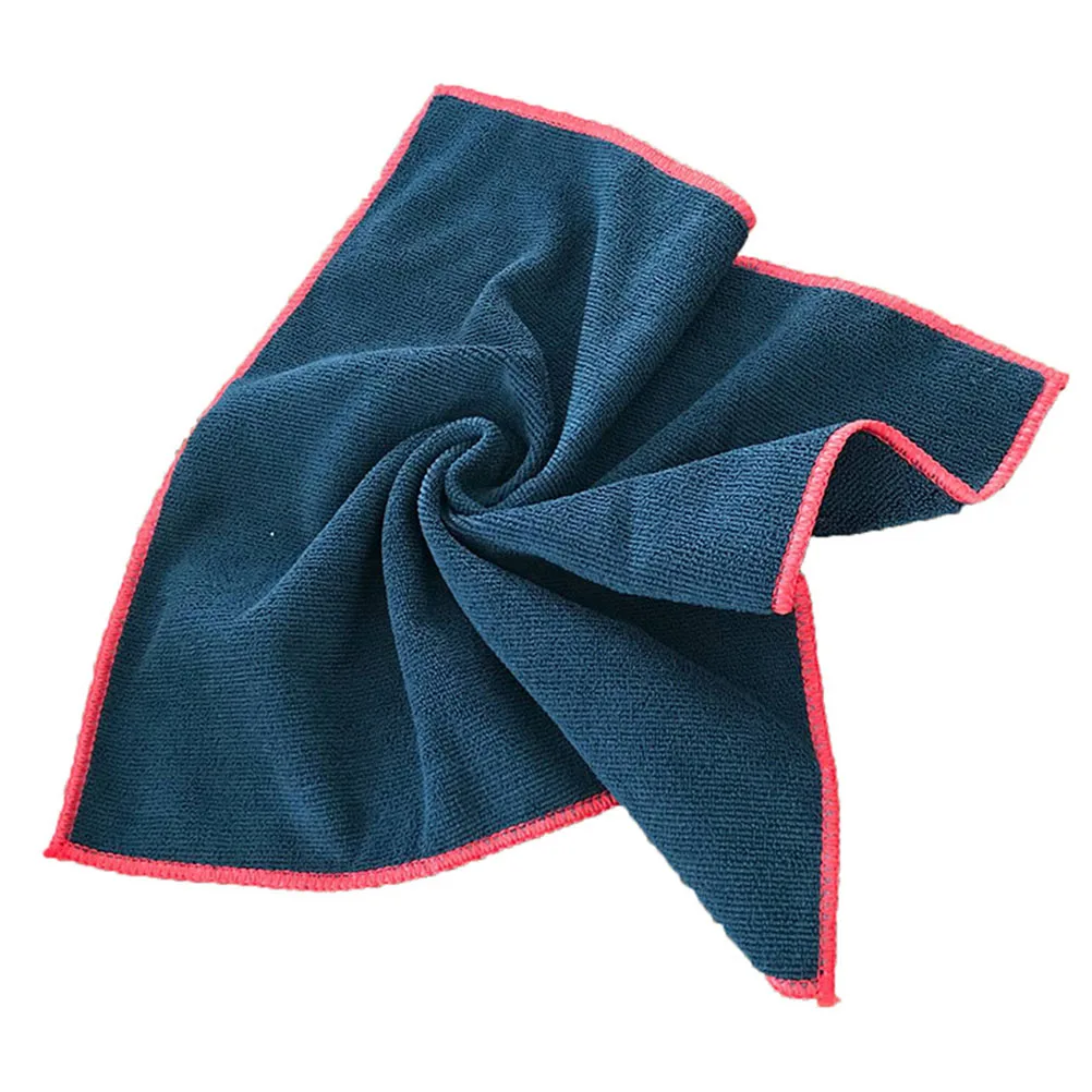 

2 Pcs Wipes Black Towel Cleaning Microfiber Whiteboard Erase Absorb Water Cloth