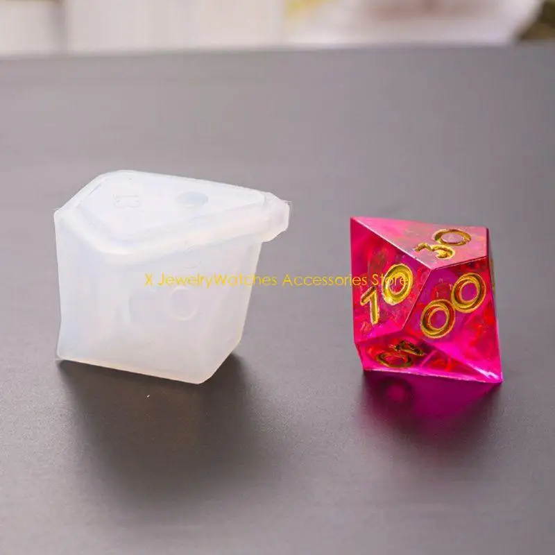 

31KD 8 Shapes New Transparent Silicone Mold Decorative Crafts UV Resin DIY Mould Epoxy Molds Jewelry Making Moulds Set